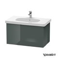 Тумба подвесная 80х46 Duravit Delos, доломитово-серый глянцевый (DL623503838) Duravit Тумбы