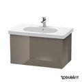 Тумба підвісна 80х46 Duravit Delos, фланелево-сірий глянцевий (DL623508989) Duravit Тумби