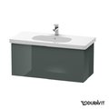 Тумба підвісна 100х46 Duravit Delos, доломітово-сірий глянцевий (DL623603838) Duravit Тумби