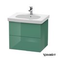 Тумба підвісна 60х46 Duravit Delos, нефрит глянцевий (DL633400303) Duravit Тумби