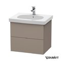 Тумба подвесная 60х46 Duravit Delos, базальт матовый (DL633404343) Duravit Тумбы