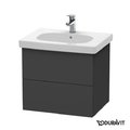 Тумба підвісна 60х46 Duravit Delos, графіт матовий (DL633404949) Duravit Тумби