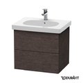Тумба підвісна 60х46 Duravit Delos, дуб темний брашірованний (DL633407272) Duravit Тумби