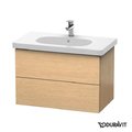 Тумба підвісна 80х46 Duravit Delos, дуб брашований (DL633501212) Duravit Тумби