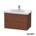 Тумба подвесная 80х46 Duravit Delos, американский орех (DL633501313) Duravit Тумбы
