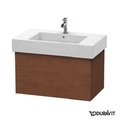 Тумба подвесная 80х47 Duravit Delos, американский орех (DL622001313) Duravit Тумбы