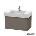 Тумба підвісна 80х47 Duravit Delos, фланелево-сірий шовковисто-матовий (DL622009090) Duravit Тумби