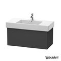 Тумба подвесная 100х47 Duravit Delos, графит матовый (DL622104949) Duravit Тумбы