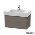 Тумба подвесная 80х47 Duravit Delos, фланелево-серый шелковисто-матовый (DL632009090) Duravit Тумбы