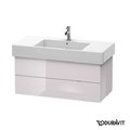 Тумба подвесная 100х47 Duravit Delos, белая сирень глянцевый (DL632102727) Duravit Тумбы