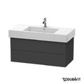 Тумба подвесная 100х47 Duravit Delos, графит матовый (DL632104949) Duravit Тумбы