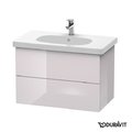 Тумба подвесная 80х46 Duravit Delos, белая сирень глянцевый (DL633502727) Duravit Тумбы