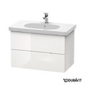 Тумба подвесная 80х46 Duravit Delos, белый глянцевый (DL633508585) Duravit Тумбы
