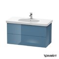 Тумба подвесная 100х46 Duravit Delos, голубой камень глянцевый (DL633604747) Duravit Тумбы