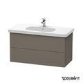 Тумба подвесная 100х46 Duravit Delos, фланелево-серый шелковисто-матовый (DL633609090) Duravit Тумбы