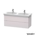 Тумба подвесная 115х46 Duravit Delos, белая сирень шелковисто-матовый (DL633708787) Duravit Тумбы