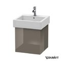 Тумба подвесная 45х44,5 Duravit Delos, фланелево-серый глянцевый (DL622308989) Duravit Тумбы