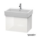 Тумба підвісна 65х44, 5 Duravit Delos, білий глянцевий (DL622502222) Duravit Тумби