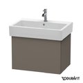 Тумба подвесная 65х44,5 Duravit Delos, фланелево-серый шелковисто-матовый (DL622509090) Duravit Тумбы