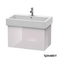 Тумба підвісна 75х44, 5 Duravit Delos, білий Бузок глянцевий (DL622602727) Duravit Тумби
