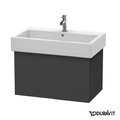 Тумба підвісна 75х44, 5 Duravit Delos, графіт матовий (DL622604949) Duravit Тумби