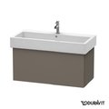 Тумба подвесная 95х44,5 Duravit Delos, фланелево-серый шелковисто-матовый (DL622709090) Duravit Тумбы
