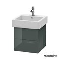 Тумба подвесная 45х44,5 Duravit Delos, доломитово-серый глянцевый (DL632303838) Duravit Тумбы