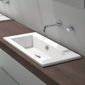 Керамическая раковина 58 см Catalano Star (158ST00) Встраиваемые сверху Прямоугольные