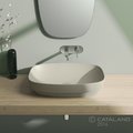 Керамічна раковина 65 см Catalano Green Lux, сіра (165agrlxgs) На стільницю, На тумбу, Напіввбудовувані 