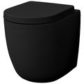 Напольный безободковый унитаз Artceram File 2.0, black glossy (FLV005 03; 00) Напольные 