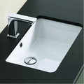 Керамічна раковина 53 см Artceram Gea, white glossy (GEL001 01; 00) Вбудовувані знизу 