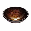 Стеклянная раковина Kraus Titania (GV-394-19mm) На столешницу Круглые, Раковины-чаши