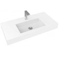 Каменная раковина 90 см Marmorin Zoya 900 (P_U_552_03_0900) На столешницу, На тумбу Прямоугольные
