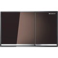 Клавиша смыва Geberit Omega60, металл/стекло умбра (115.081.SQ.1 Механические Для унитазов Механические