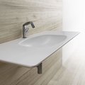 Керамическая раковина 120 см Flaminia Nuda, white (ND120L) На консоль, На столешницу, На тумбу Прямоугольные