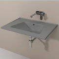 Керамическая раковина 72 см Flaminia Bloom, lava grey (BM70L) На консоль, На столешницу, На тумбу Прямоугольные