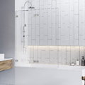 Розпашна шторка для ванни Radaway Euphoria PND 130 L (10008130-01-01L) Radaway Euphoria Розпашні