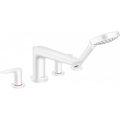 Змішувач для ванни Hansgrohe Talis E Matt White (71748700) Для ванни Білий матовий