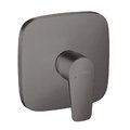 Смеситель скрытого монтажа Hansgrohe Talis E Brushed Black (71765340) Для душа Черный глянцевый 