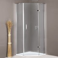 Душова кабіна HÜPPE Aura elegance 100х100R (401102.087.321) П'ятикутні Прозоре