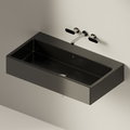 Керамическая раковина 100 см Flaminia Acquagrande 100, black (5051) На столешницу, На тумбу, Подвесные Прямоугольные