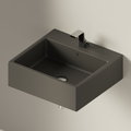 Керамическая раковина 60 см Flaminia Acquagrande 60, graphite (5052) Подвесные Прямоугольные