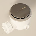 Сифон для душевых поддонов Flaminia Water Drop, graphite (PLFC) Для душевых поддонов Полный комплект