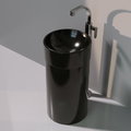 Підлогова керамічна раковина Flaminia Twin Column, black (5050 / COLC + 5050 / 42C) Підлогові 