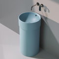 Напольная керамическая раковина Flaminia Twin Column, nuvola (5050/COLP+5050/42C) Напольные Круглые