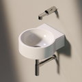 Керамическая раковина 27 см Flaminia Mini Twin 30, white (5059) Подвесные Круглые