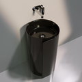 Напольная керамическая раковина 44 см Flaminia Roll Monoroll, black (MR44P) Напольные Круглые