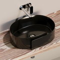 Керамическая раковина 56 см Flaminia Roll 56, black (RL56L) На столешницу, На тумбу Овальные