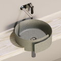 Керамічна раковина 44 см Flaminia Roll 44, lava grey (RL44S) На стільницю, Напіввбудовувані 
