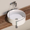 Керамическая раковина 44 см Flaminia Roll 44, white (RL44S) На столешницу, Полувстраиваемые Круглые